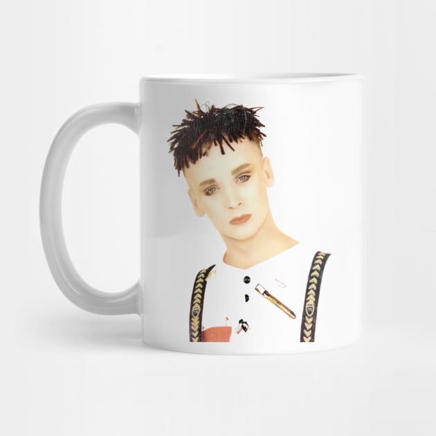 Vintage Style 80s Boy George Fan Art Design by DankFutura